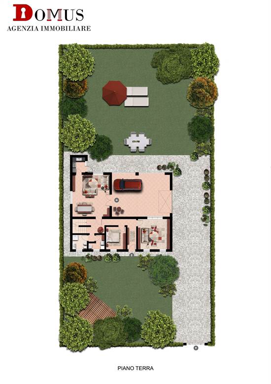 Render P.T. con giardino