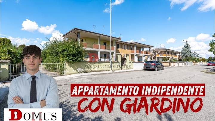 APPARTAMENTO INDIPENDENTE CON GIARDINO PRIVATO E GARAGE