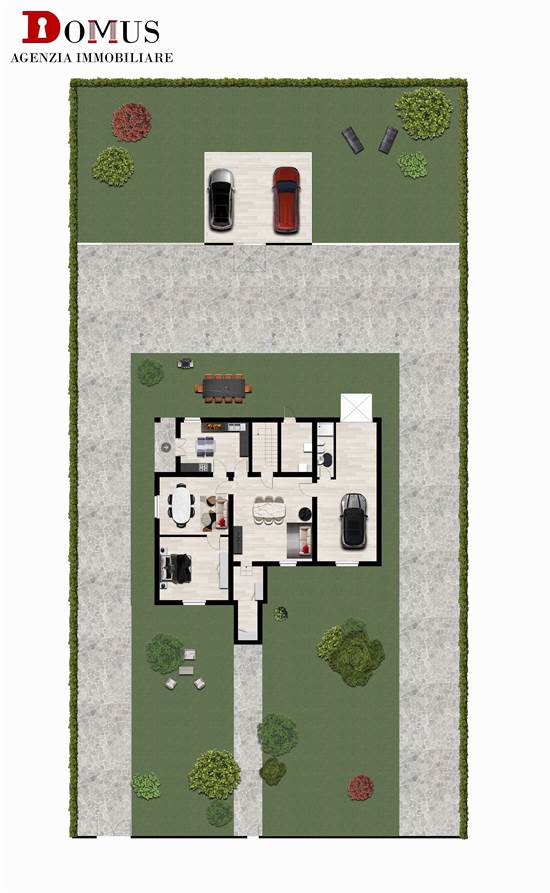 Render piano terra e servizi